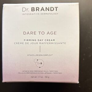 Dr. Brandt Dare to Age Firming Day Cream - White and Pink (Sealed and NEW)
